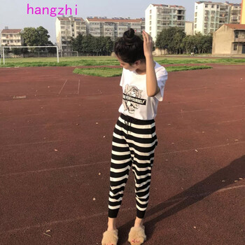 兮玉 高腰 哈倫褲 女 九分褲 休閑褲