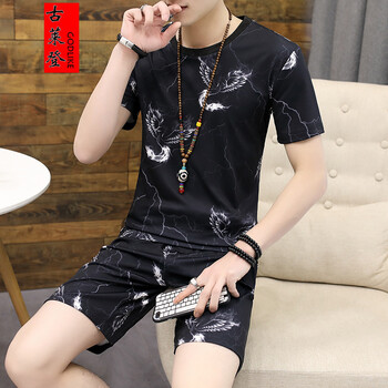 古萊登（GODLIKE） 短袖 男士T恤 白鳳凰 XL，L，XXXL，M，XXL