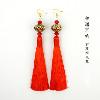 景泰藍(lán)耳墜