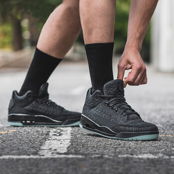 耐克（NIKE）籃球鞋灰綠編織夜光AQ1005-001 44