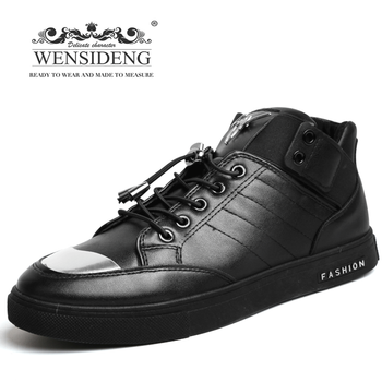 溫思登（WENSIDENG）男士低幫-黑色 42