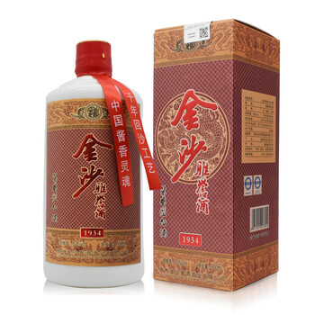 金沙53%vol375mL-500mL，500 醬香型，醬香