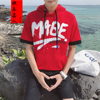 快樂嘉人 長袖 男士T恤 W18605紅色 XL，L，M，XXL，XXXL