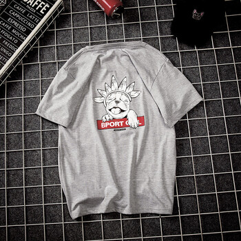 HM 短袖 男士T恤 灰色 XL，L，M，XXL