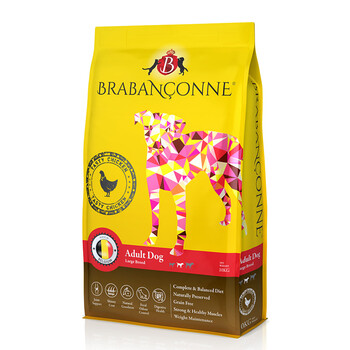 爸媽寵（Brabanconne） 雞肉，魚肉口味全階段狗糧 雞肉味大型成犬糧試吃裝50g