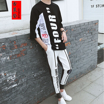 古萊登（GODLIKE） 短袖 男士T恤 B1183上衣黑色 S，XL，L，XXXL，M，XXL