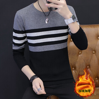 富貴鳥(niǎo)（FGN） 長(zhǎng)袖 男士T恤 黑色(加絨) XL，L，加大，XXL，M，XXXL