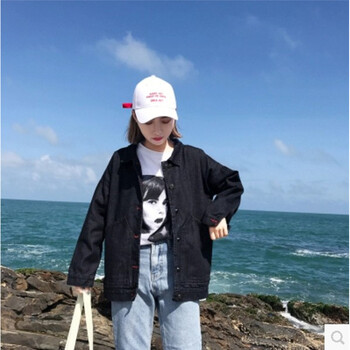 古萊登（GODLIKE） POLO領(lǐng) 長(cháng)袖 女 短外套 口袋，紐扣