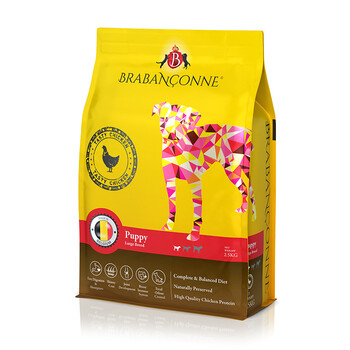 爸媽寵（Brabanconne） 雞肉，魚(yú)肉口味全階段狗糧 雞肉味 大型幼犬糧 2.5kg