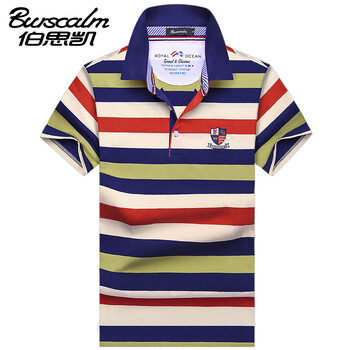 伯思凱（Burscalm） 短袖 男士T恤 桔紅色 XL，L，XXXL，M，XXL