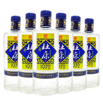 杜康46375mL-500mL，475ml*6 濃香型，濃香