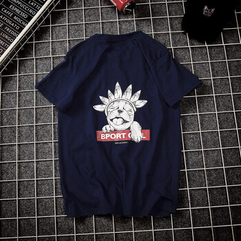 HM 短袖 男士T恤 深藍(lán)色 XL，L，XXL，M