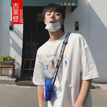 古萊登（GODLIKE） 短袖 男士T恤 515白色 