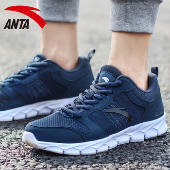 安踏（ANTA）跑步鞋-2深藍/安踏白/黑 