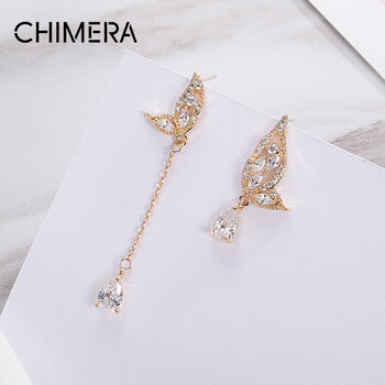 奇美拉（CHIMERA）耳環(huán)合金鍍金，人造水晶，合成水晶