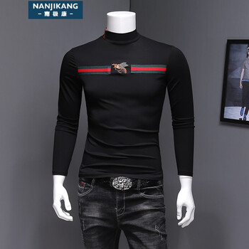 南極康（NANJIKANG） 長(zhǎng)袖 男士T恤 89207黑色 XL，L，M，XXXL，XXL