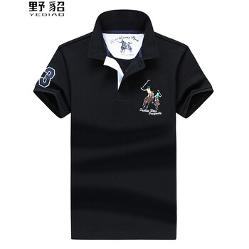 野貂（YEDIAO） 短袖 男士T恤 黑色 XL，L，XXL，M，XXXL
