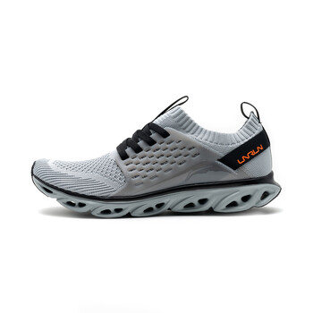李寧（LI-NING）跑步鞋凝雪灰/標準黑-6 
