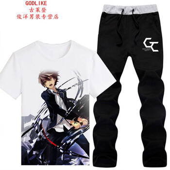 古萊登（GODLIKE） 短袖 男士T恤 6#長褲套裝 