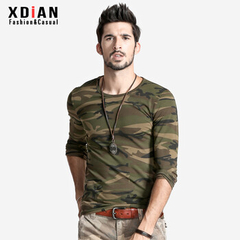 續(xù)點(diǎn)（XDIAN） 長袖 男士T恤 圓領(lǐng) 