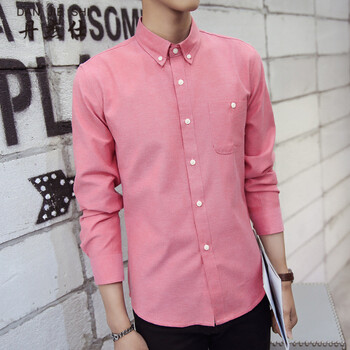 丹杰仕（DAN JIE SHI） 長(zhǎng)袖 男士T恤 粉色 XL，L，M，XXXL，XXL
