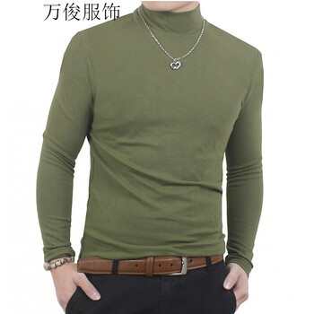 罕都（HANDU） 長(zhǎng)袖 男士T恤 軍綠色 XL，L，M