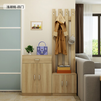 實(shí)木衣帽架，打造精致小居室