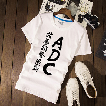 ECTIC 短袖 男士T恤 白色adc 