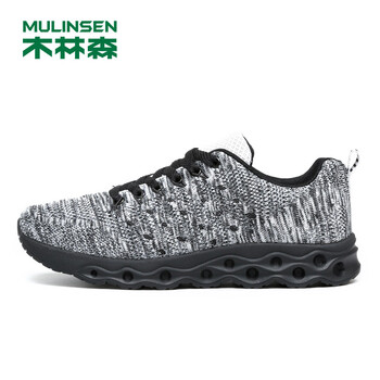木林森（MULINSEN）跑步鞋灰/黑 