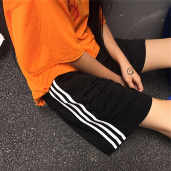 帝行（DIXING） 高腰 直筒褲 女 短褲 休閑褲