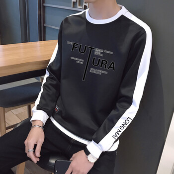 富貴鳥 長袖 男士T恤 WY3097黑色（FUTURA） 