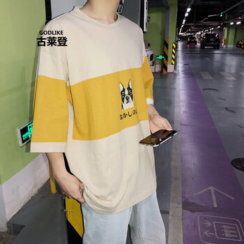 古萊登（GODLIKE） 短袖 男士T恤 711 T924 黃色 S，XL，L，M，XXXL，XXL