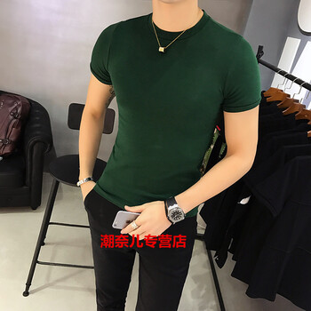 古萊登（GODLIKE） 短袖 男士T恤 軍綠色 S，XL，XS，L，XXL，M，XXXL