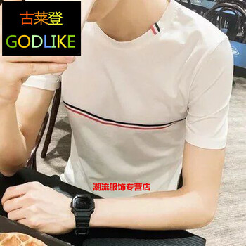 古萊登（GODLIKE） 短袖 男士T恤 紅標(biāo)白 S，XL，L，XXL，M