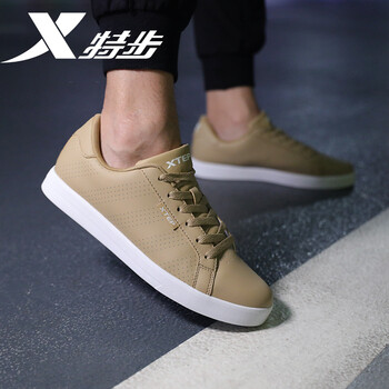 特步（XTEP）板鞋淺棕色 39