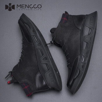 曼克尚品（MENCCO）男士黑色 40