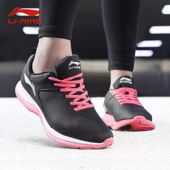 李寧（LI-NING）跑步鞋新基礎(chǔ)黑/蕉紅色 35，37.5，36，37，38，39，40，35.5