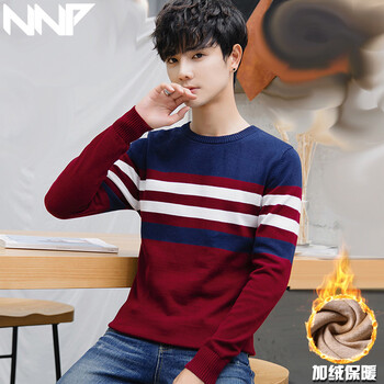 NNP 長(zhǎng)袖 男士T恤 酒紅 加絨 S，XL，L，加大，XXXL，M，XXL