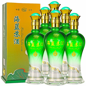 海藍蘇（HAILANSU）42度375mL-500mL，500ml*6 濃香型，濃香