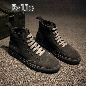 EZLLO男士深灰色 皮鞋尺碼 43