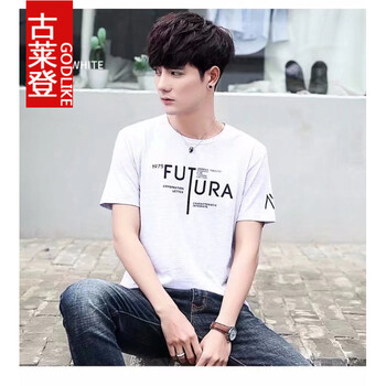 古萊登（GODLIKE） 短袖 男士T恤 FUT白 XL，L，XXXL，XXL，M