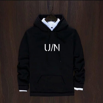 尊尚鳥（ZunshangniaO） 長袖 男士T恤 UN黑色 S，XL，L，XXL，M