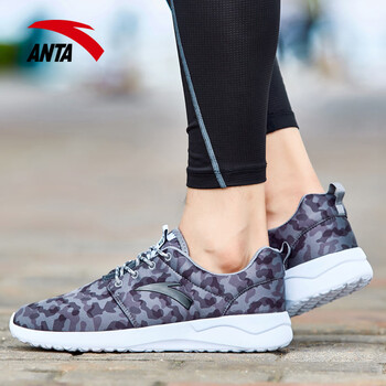 安踏（ANTA）跑步鞋中灰/鋼灰/黑-6 41