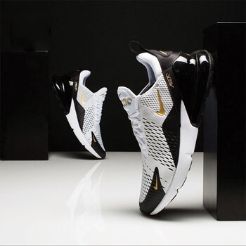 NIKE跑步鞋AV7892-100-男/黑白金新款 40