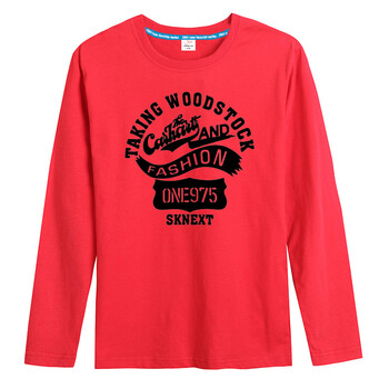 之象 長袖 男士T恤 FASHION 紅色 S，XL，L，XXXL，加大，XXL，M