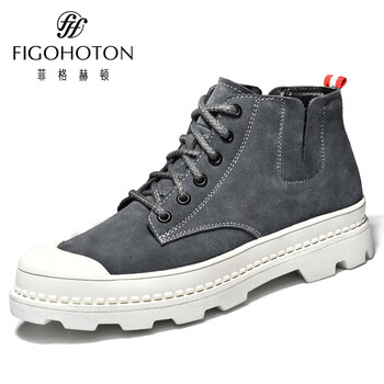 菲格赫頓（FIGOHOTON）男士灰色加絨 40