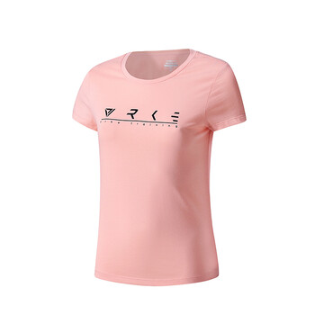 鴻星爾克（ERKE） 撞色 短袖 T恤 女 圓領(lǐng)