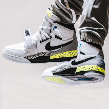 耐克（NIKE）籃球鞋AJ312白綠AQ4160-107 