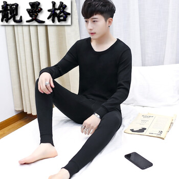 靚曼格（LIANGMANGE） 長袖 男士T恤 C75黑色 L，M