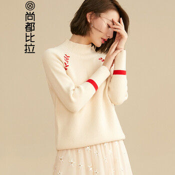 時(shí)尚長(zhǎng)袖針織衫，微胖女生的福音